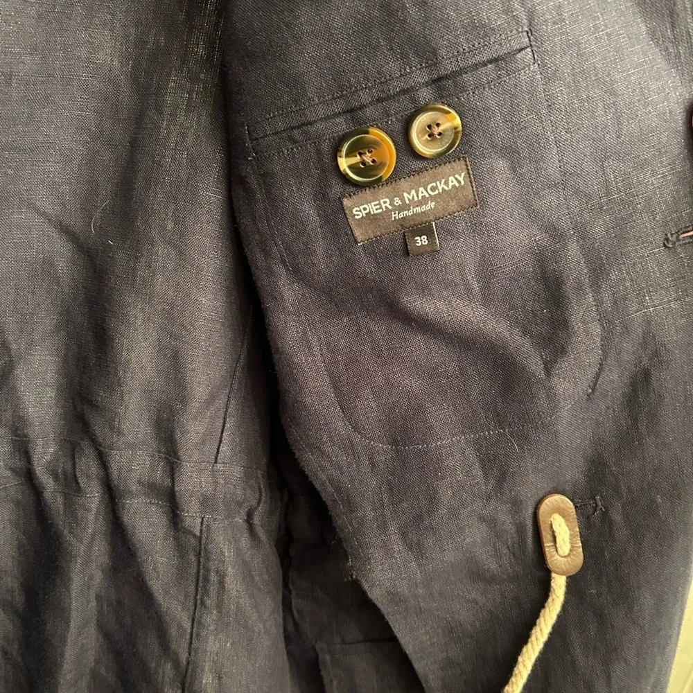 SOLD Spier & Mackay Linen Light Jacket - Picture 5 of 7